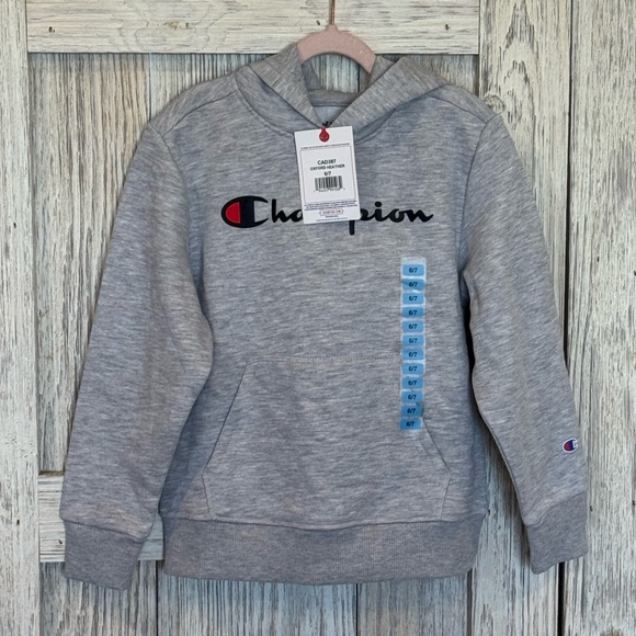 Champion Other - Champion Oxford Heather Hoodie sz 6/7 NWT